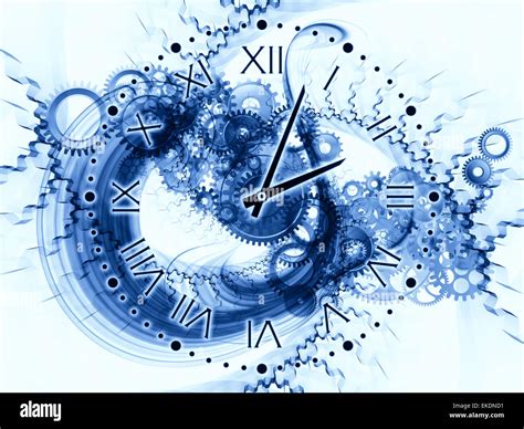 Abstract clock background Stock Photo - Alamy