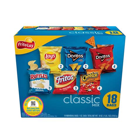 Buy Frito-Lay Snacks Classic Mix Chips Variety Pack, Doritos, Lay's ...