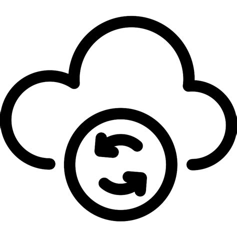 Cloud Sync Vector SVG Icon - SVG Repo