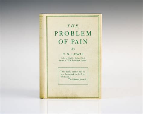 The Problem of Pain C.S. Lewis First Edition Rare