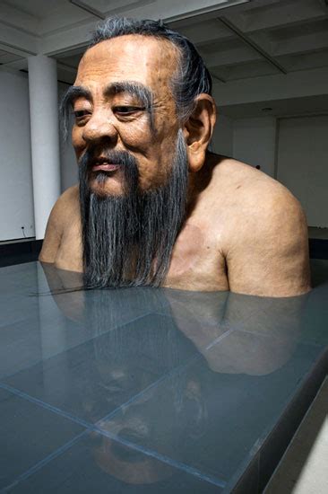 A Giant Statue of Confucius by Zhang Huan