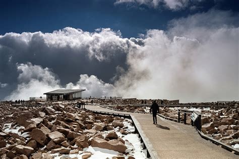 colorado's 14,000-foot pikes peak is topped with new visitor center