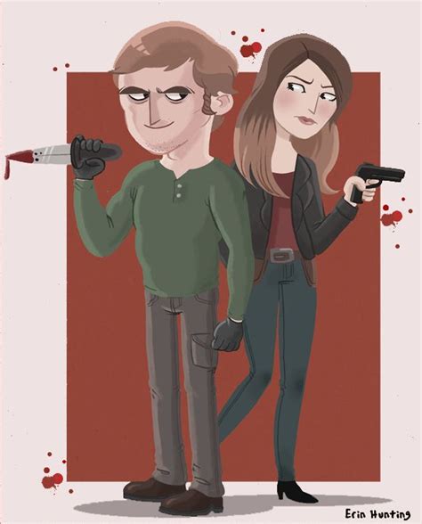 "Dexter and Deb" by Erin Hunting. | Fan art, Dexter, Dexter morgan