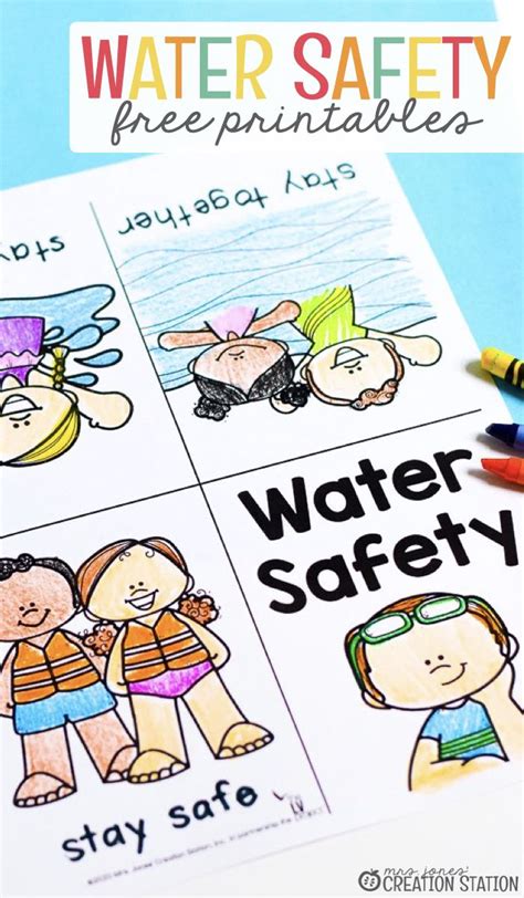 Water Safety Activities For Kids