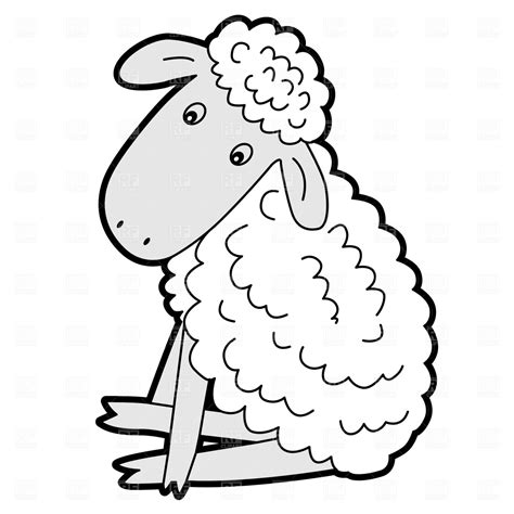 Sheep black and white sheep clipart black and white cute clipartfest - WikiClipArt