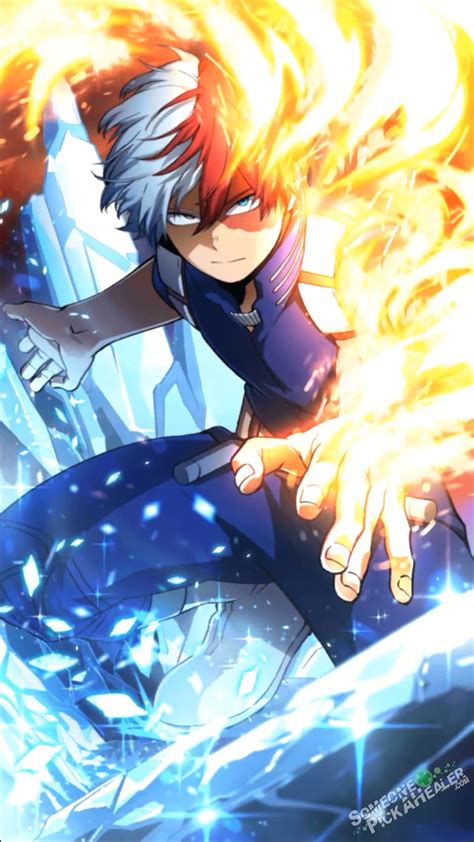 Todoroki Shoto Animated Wallpaper [phone] : r/BokuNoHeroAcademia