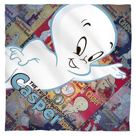 an image of casper the ghost cartoon character on a colorful background ...