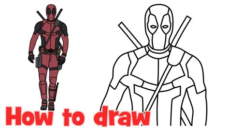 How To Draw Deadpool Face - alter playground