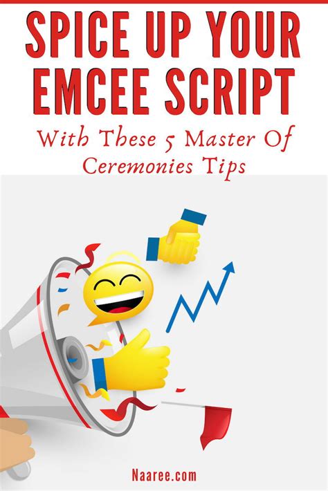 5 Master Of Ceremonies Tips To Spice Up Your Emcee Script