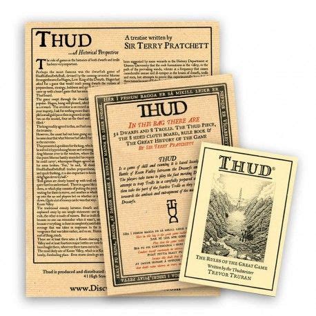 Terry pratchett thud board game - vervt