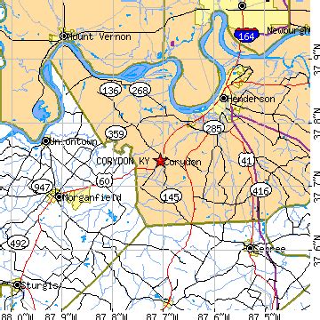 Corydon, Kentucky (KY) ~ population data, races, housing & economy