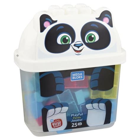 Mega Bloks Toy, Playful Panda, 25 Pcs (1 each) - Instacart