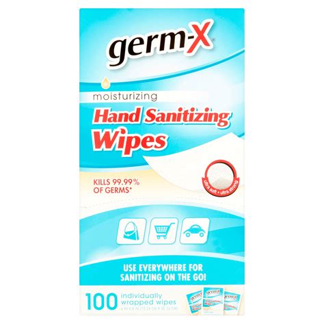 Germ-X 100 Count Individually Packaged Wipes - Walmart.com