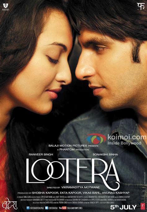 Lootera Movie Poster | Feat. Ranveer Singh, Sonakshi Sinha - Koimoi