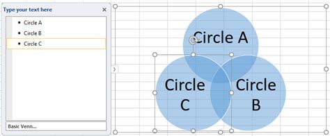 How to Make a Venn Diagram in Excel | EdrawMax Online