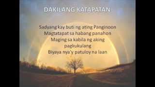 DAKILANG KATAPATAN Chords - ChordU