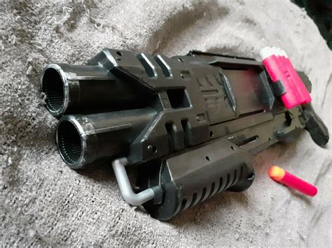 Mavin | Nerf Double Breach custom painted Cosplay prop Mega foam Dart ...