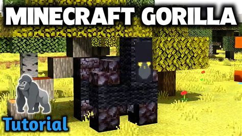 How To Make A Gorilla In Minecraft PE .[Minecraft Tutorial] - YouTube