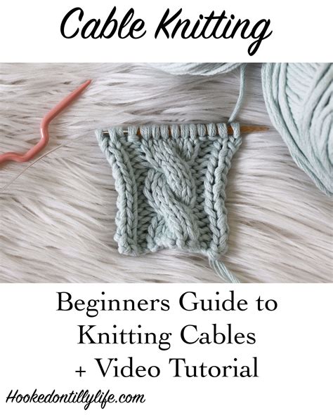 Knitting Cables - Beginners Guide — Hooked On Tilly in 2020 | Knitting for beginners, Cable ...