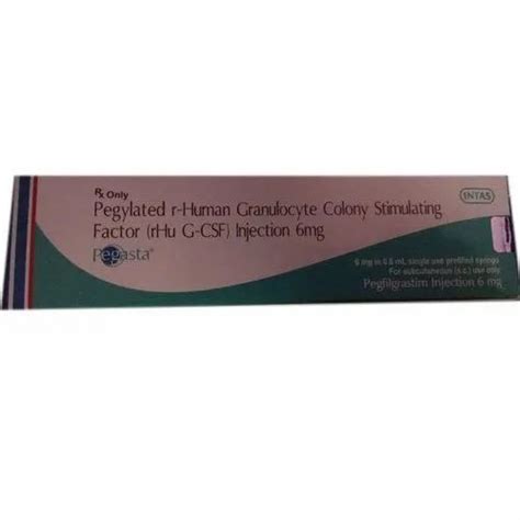 PEGASTA 6MG(Pegylated R-Human Granulocyte Colony Stimulating Factor rHu G CSF Injection) at ...