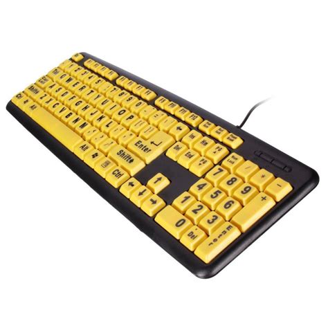 big-letter-yellow-computer-keyboard