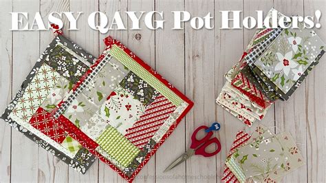 EASY Quilt As You Go ~ Pot Holder Tutorial! // VLOGMAS 17 - YouTube