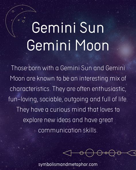 12 Gemini Sun Gemini Moon Personality Traits