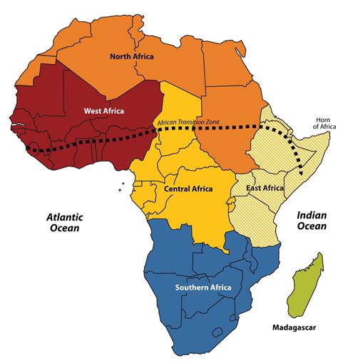 Map Of North Africa Region