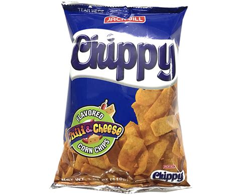 Jack 'n Jill Chippy Chili & Cheese Flavored Corn Chips 110g