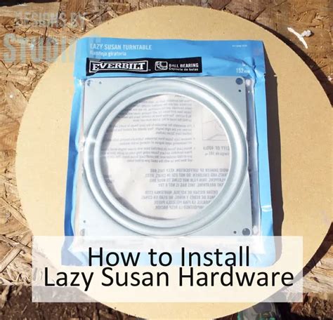 How to Install Lazy Susan Hardware