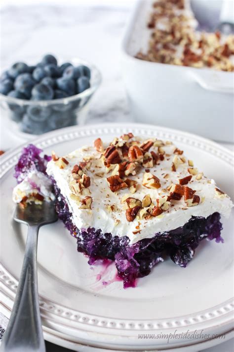 Blueberry Jello Salad - simplesidedishes.com