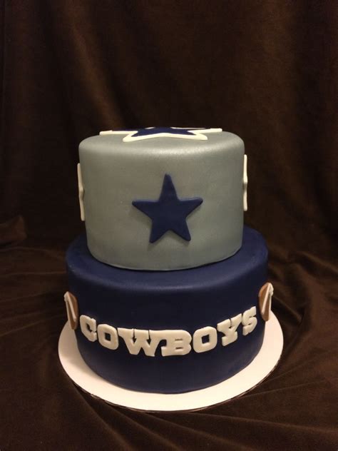 2 Tier Dallas Cowboys Cake