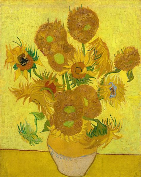 Van Gogh Yellow Sunflowers Vincent Van Gogh Print Vangogh | Etsy