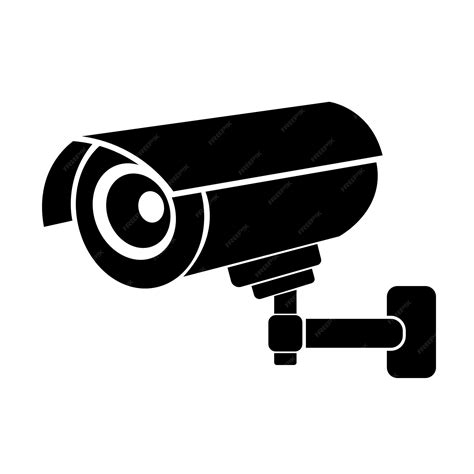 Premium Vector | CCTV camera icon logo vector design template