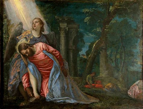 Christ in the Garden of Gethsemane(also known as Agony in the Garden) Painting | Veronese Oil ...