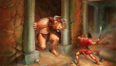 Sau này, Minotaur bị anh hùng Theseus giết chết Middle School History ...