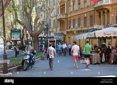 Italy Rome Via Veneto Stock Photo - Alamy