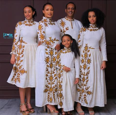 Ethiopian And Eritrean Habesha traditional dress, clothing, kemis / 1 ...