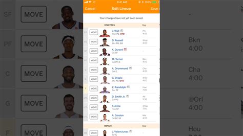 ESPN Fantasy NBA Basketball: How to set your lineup