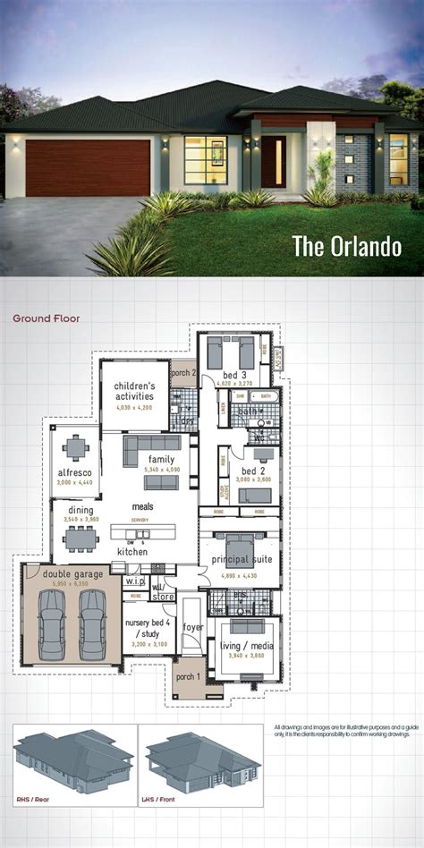 Single Storey House Design - The Orlando. A generous size of 278 Sq.m ...