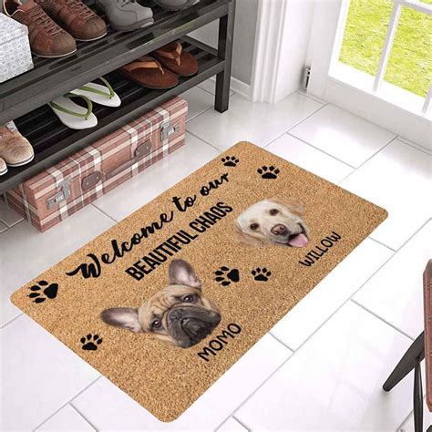 Dog Name Doormat Personalized Dog Doormat Pet Photo Gift Idea | Etsy