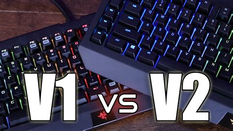 What's NEW With the V2? Razer Blackwidow Chroma V1 VS V2 - YouTube