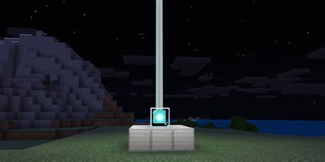 Minecraft beacon recipe: construction and use