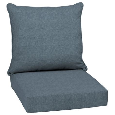 Arden Selections Denim Alair Olefin 24 x 24 in. Outdoor Deep Seat Cushion Set - Walmart.com ...