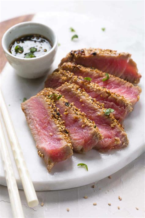 Pan Seared Ahi Tuna Steak Recipe | Bryont Blog