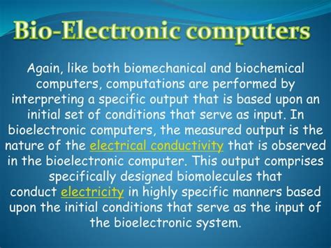 Presentation on Bio Computer | PPT