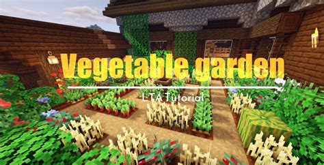 How To Make A Vegetable Garden In Minecraft | Fasci Garden