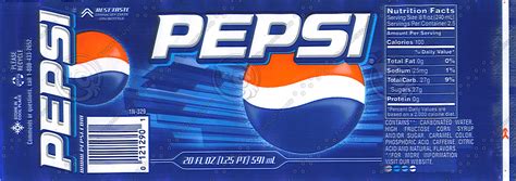 Pepsi Max Nutrition Facts Label - Nutrition Ftempo