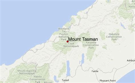 Tasman Lake Map