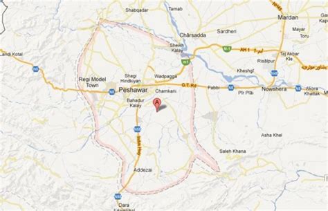 Peshawar Map – Paki Mag